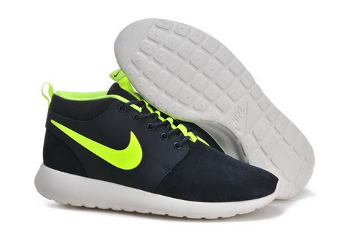 Nike Roshe Run Mens Shoes High Black Green Netherlands